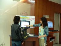 Need help using the Self Check-out station for the first time (or at any time)?  A library staff member is there to help.